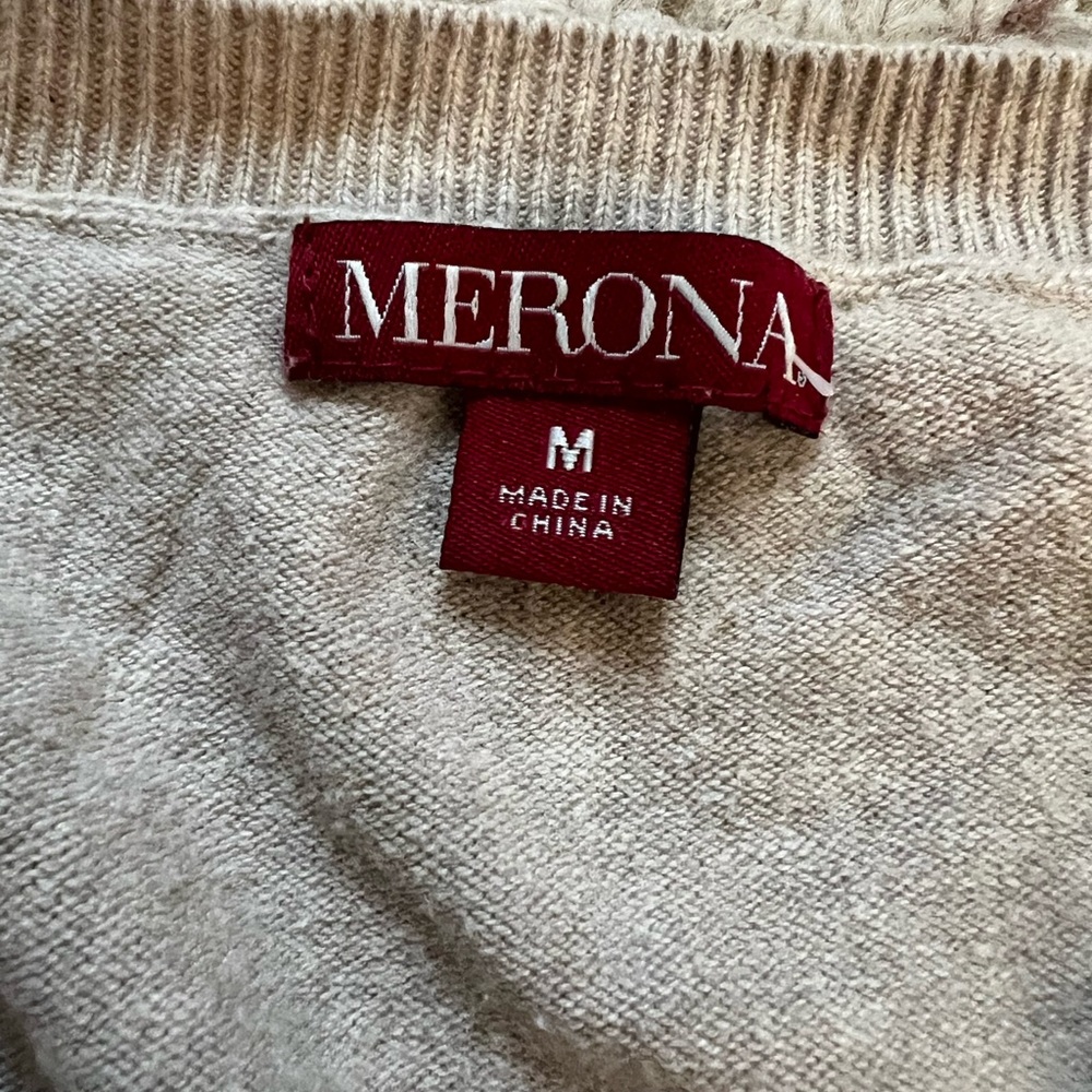Merona Beige Women's Cardigan Sweater - Picture 3 of 5